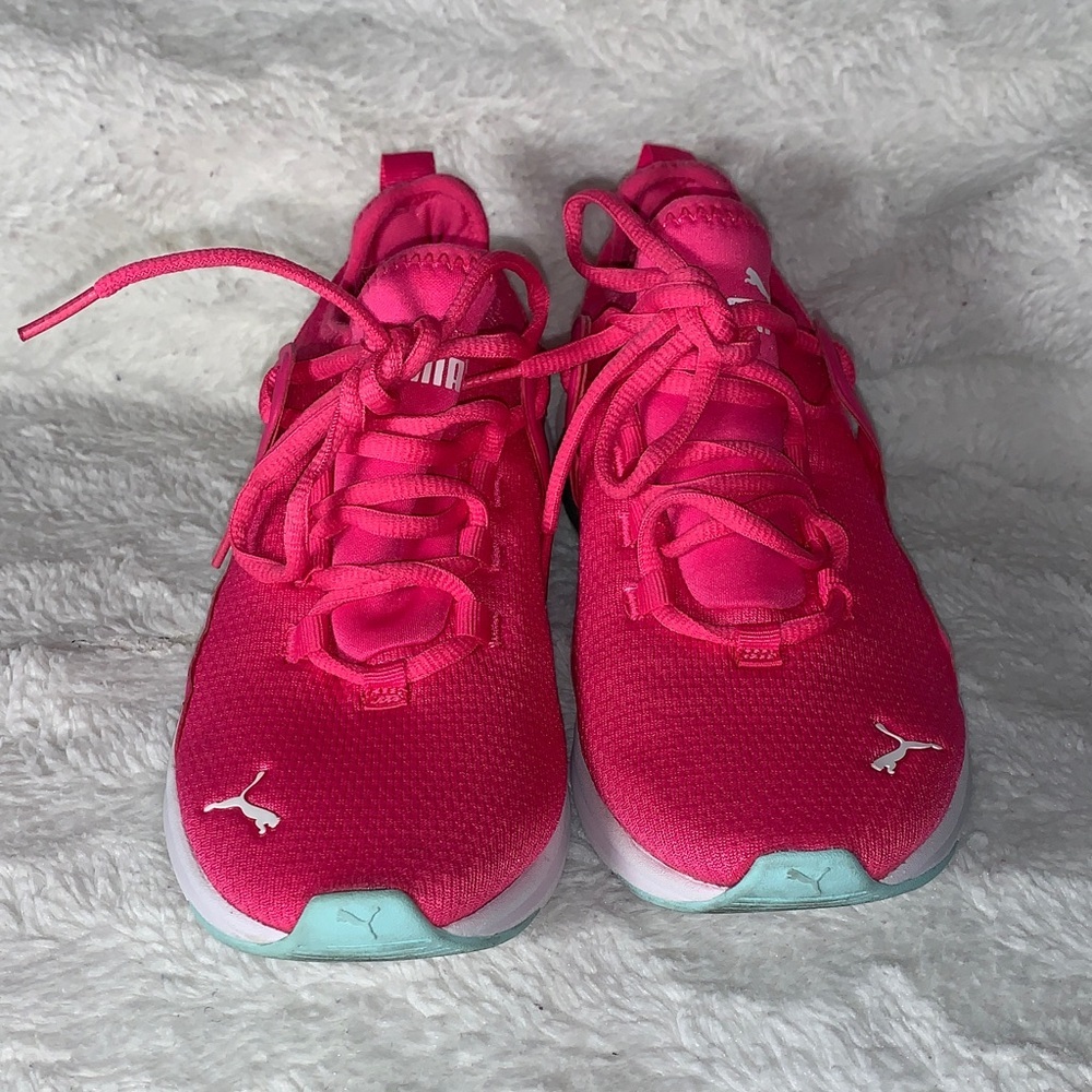 Puma Women's Vibrant Pink Sneakers - Picture 3 of 6
